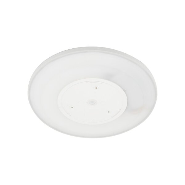 Plafonnier LED dimmable IP54 40 cm rond blanc 3 modes déclairage