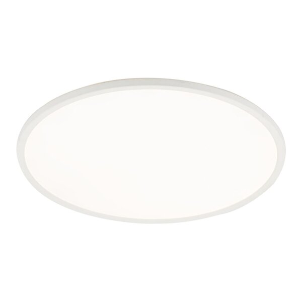 Lampe de salle de bain LED Variateur 3 modes déclairage IP54 ronde Ø 50 cm Blanc