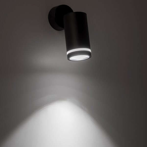 Plafonnier métal GU10 Ø 5,5 cm H : 13,5 cm orientable