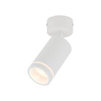 Plafonnier blanc Ø 5,5 cm H : max. 13,5 cm GU10...