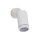 Plafonnier blanc Ø 5,5 cm H : max. 13,5 cm GU10 Métal