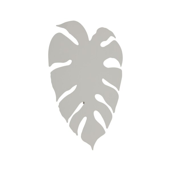 Applique blanche lumière indirecte métal H : 54 cm 4x G9 feuille