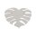 Applique blanche lumière indirecte métal H : 54 cm 4x G9 feuille