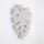 Applique blanche lumière indirecte métal H : 54 cm 4x G9 feuille
