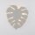Applique blanche lumière indirecte métal H : 54 cm 4x G9 feuille