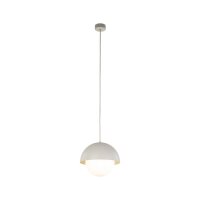 Lampe à suspendre métal verre D : 27cm H :...
