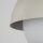 Lampe à suspendre métal verre D : 27cm H : max. 160cm Beige Blanc E27