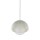 Lampe à suspendre Verre Métal Ø 17 cm Beige Blanc G9 Boule Abat-jour