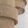 Suspension Jute Métal E27 H : max 145cm 3-flamme Boho