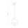 Suspension Marron Métal Bois D : 34 cm rond E27 Retro