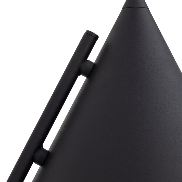 Applique Métal Noir H : 38 cm E27 Design Rétro