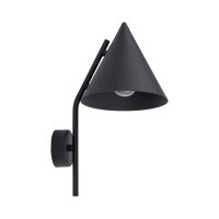 Applique M&eacute;tal Noir H : 38 cm E27 Design R&eacute;tro