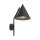 Applique Métal Noir H : 38 cm E27 Design Rétro