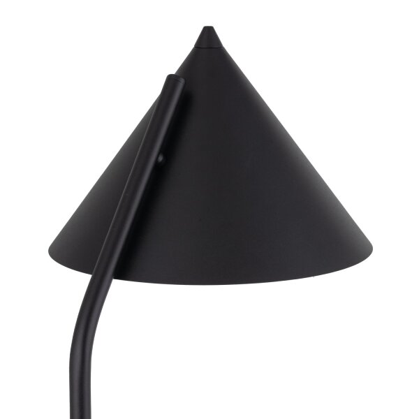 Lampadaire Noir Métal 145 cm petit E27 Rétro CODY