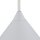 Lampe à suspendre métal E27 D : 19 cm rond H : max. 155 cm blanc