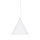 Suspension en métal D : 32 cm H : max. 165 cm Blanc E27
