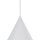 Suspension en métal D : 32 cm H : max. 165 cm Blanc E27