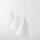 Suspension 3 flammes métal L : 75 cm blanc E27 CODY