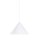 Lampe à suspendre métal blanc Ø 50 cm H : max. 170 cm E27 Retro