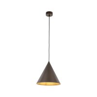 Lampe à suspendre métal brun H : max. 1,6 m...