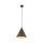 Lampe à suspendre métal brun H : max. 1,6 m Ø 25 cm E27 Retro