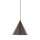 Lampe à suspendre métal brun H : max. 1,6 m Ø 25 cm E27 Retro