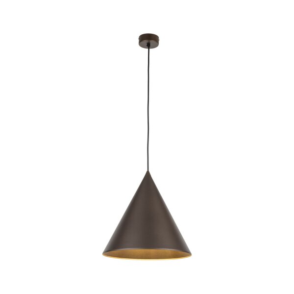 Lampe à suspendre métal Ø 32 cm Abat-jour conique E27 Design rétro