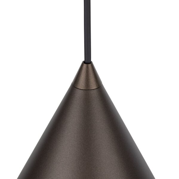 Lampe à suspendre métal Ø 32 cm Abat-jour conique E27 Design rétro