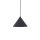 Lampe à suspendre noire ronde Ø 19 cm E27 rétro métal CODY
