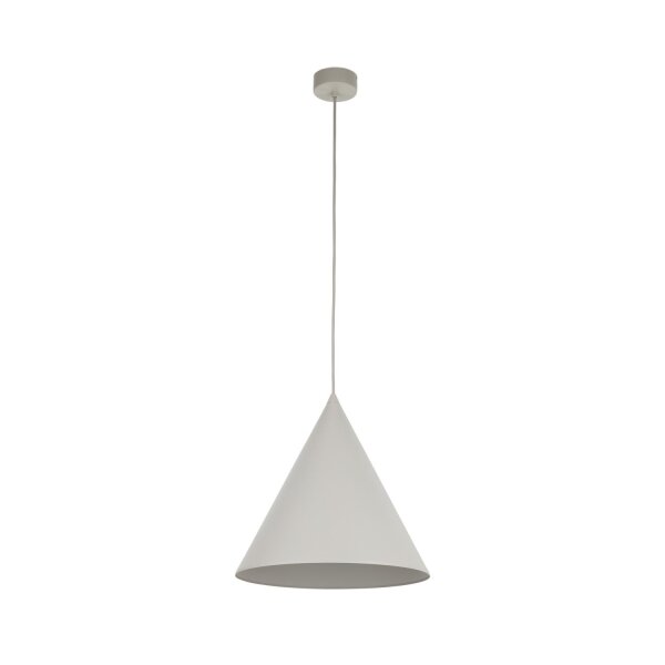Lampe à suspendre métal beige Ø 32 cm H : max. 165 cm E27