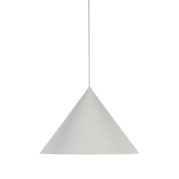 Lampe à suspendre métal beige Ø 50 cm grand H : 1,7 m E27 CODY