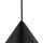 Lampe à suspendre métal noir Ø 50 cm grand E27 abat-jour conique