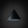 Lampe à suspendre métal noir Ø 50 cm grand E27 abat-jour conique