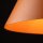 Suspension métal Ø 25 cm H : 160 cm réglable Orange E27