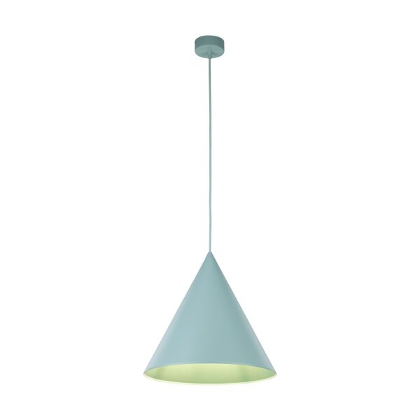 Lampe à suspendre métal Ø 32 cm H : max. 165 cm Menthe E27 Retro
