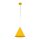 Lampe à suspendre jaune métal E27 Ø 25 cm H : max. 160 cm réglable