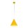 Lampe à suspendre jaune métal E27 Ø 25 cm H : max. 160 cm réglable