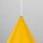 Lampe à suspendre jaune métal E27 Ø 25 cm H : max. 160 cm réglable