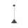 Lampe à suspendre brune Ø 19 cm H : max. 155 cm réglable métal E27