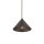 Lampe à suspendre brune Ø 19 cm H : max. 155 cm réglable métal E27