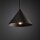 Lampe à suspendre brune Ø 19 cm H : max. 155 cm réglable métal E27