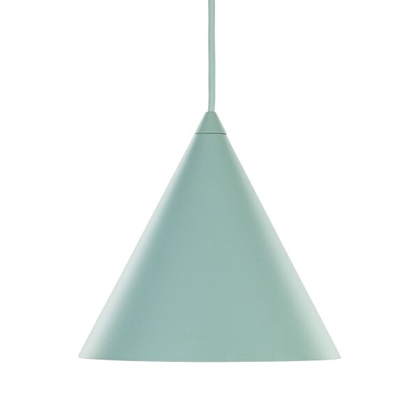 Lampe à suspendre métal Ø 19 cm H : max. 155 cm réglable E27 Menthe