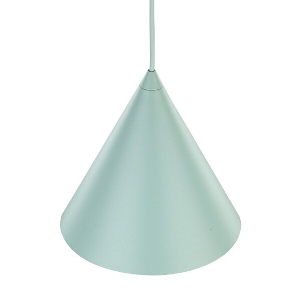 Lampe à suspendre métal Ø 19 cm H : max. 155 cm réglable E27 Menthe