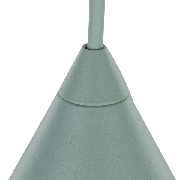 Lampe à suspendre métal Ø 19 cm H : max. 155 cm réglable E27 Menthe