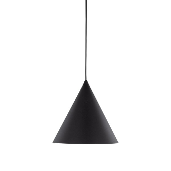 Lampe à suspendre noire métal Ø 25 cm H : max. 160 cm E27