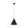 Lampe à suspendre noire métal Ø 25 cm H : max. 160 cm E27
