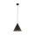 Lampe à suspendre noire métal Ø 25 cm H : max. 160 cm E27