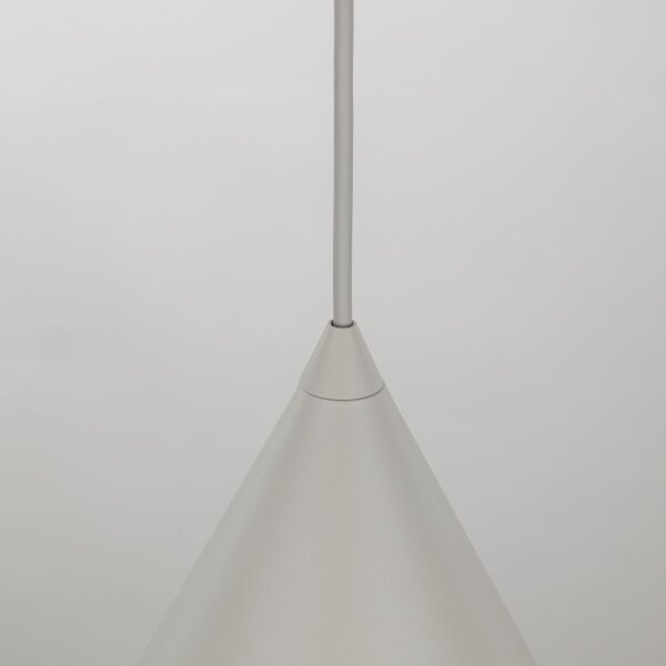 Lampe à suspendre métal Ø 25 cm H : max. 160 cm réglable Beige E27