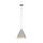 Lampe à suspendre métal Ø 25 cm H : max. 160 cm réglable Beige E27