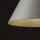 Lampe à suspendre métal Ø 25 cm H : max. 160 cm réglable Beige E27